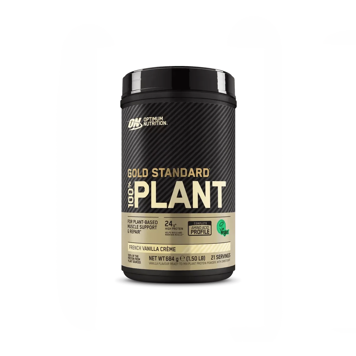 Proteine vegetale Gold Standard 100% Plant cu aroma de vanilie, 684g, Optimum Nutrition