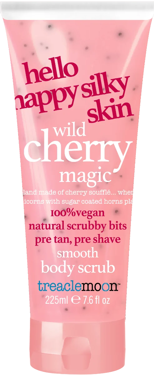 Scrub de corp Wild Cherry Magic, 225ml, Treaclemoon