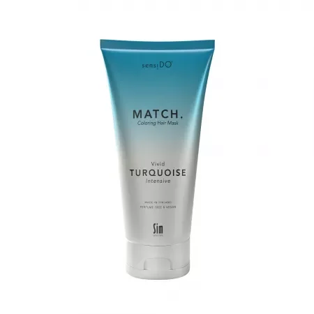 Masca pentru par coloranta tratament cu Keraguard Match Vivid Turquoise Intensive, 200ml, Sensido