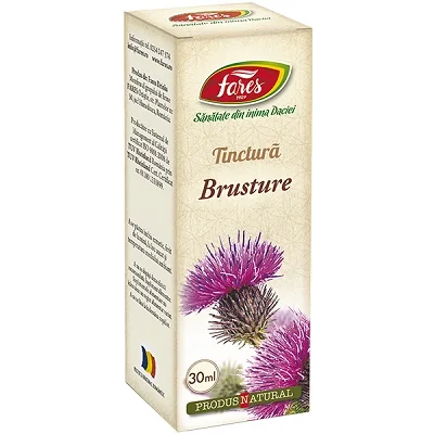 Tinctura de brusture, 30ml, Fares