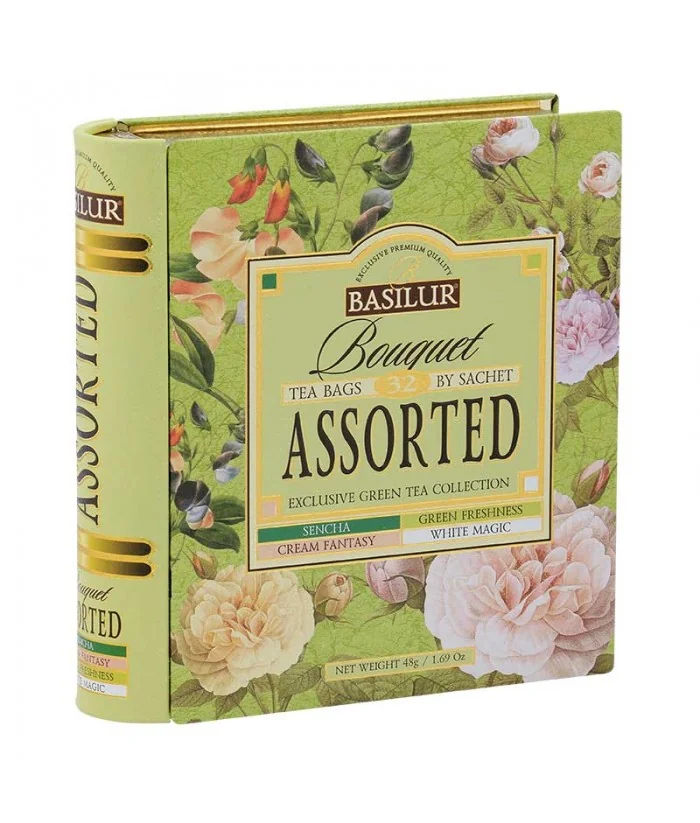 Ceai asortat Bouquet Assorted, 32 plicuri, Basilur