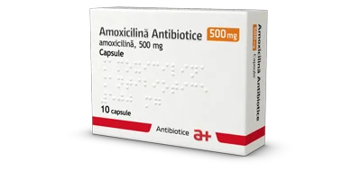 Amoxicilina 500mg, 10 capsule, Antibiotic