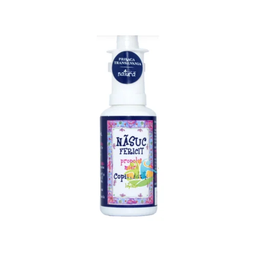 Spray de nas pentru copii Nasuc Fericit, 50ml, Prisaca Transilvania