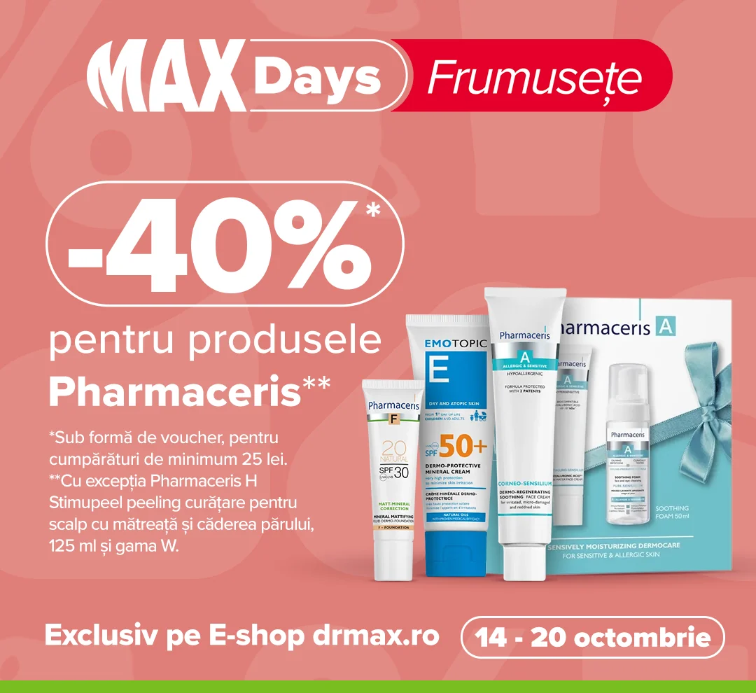 Max Days Octombrie 2024 Pharmaceris