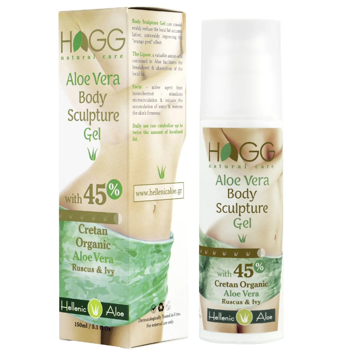 Gel cu aloe vera Body Sculpture, 150ml, Hagg