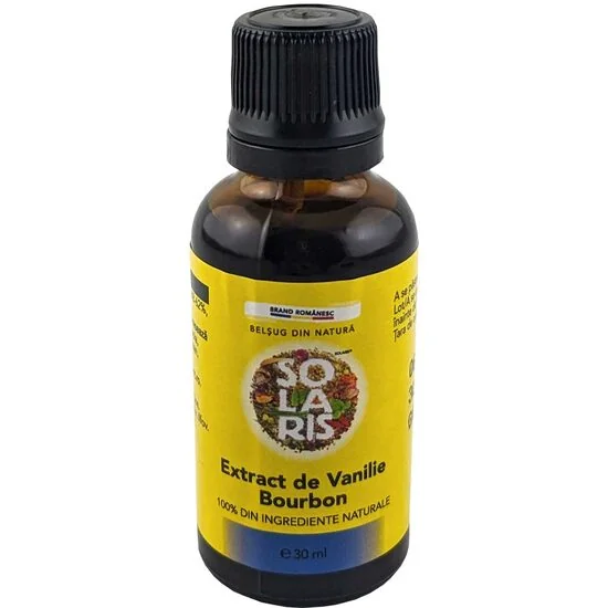 Extract de vanilie bourbon, 30ml, Solaris