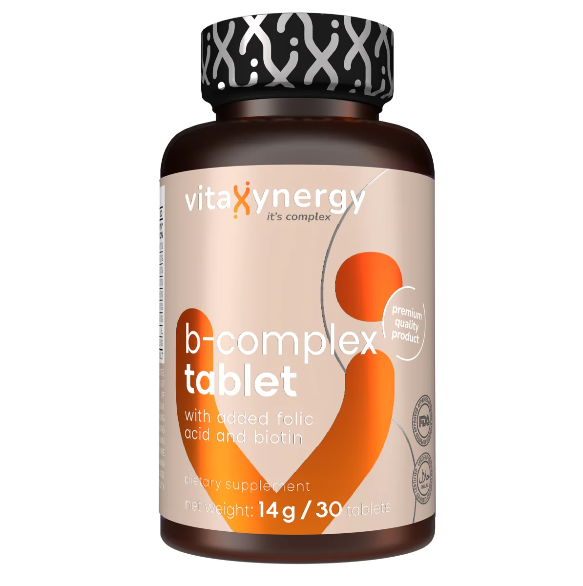 Vitamina B Complex, 30 tablete, Vitaxynergy