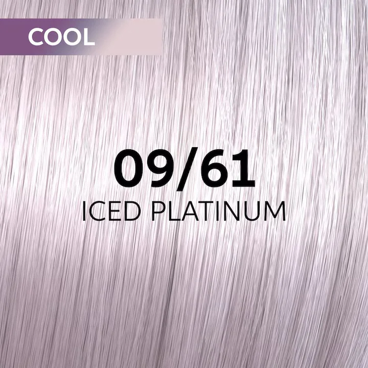 Vopsea demi-permanenta Shinefinity Zero Lift Glaze 09/61 Iced Platinum, 60 ml, Wella Professionals 