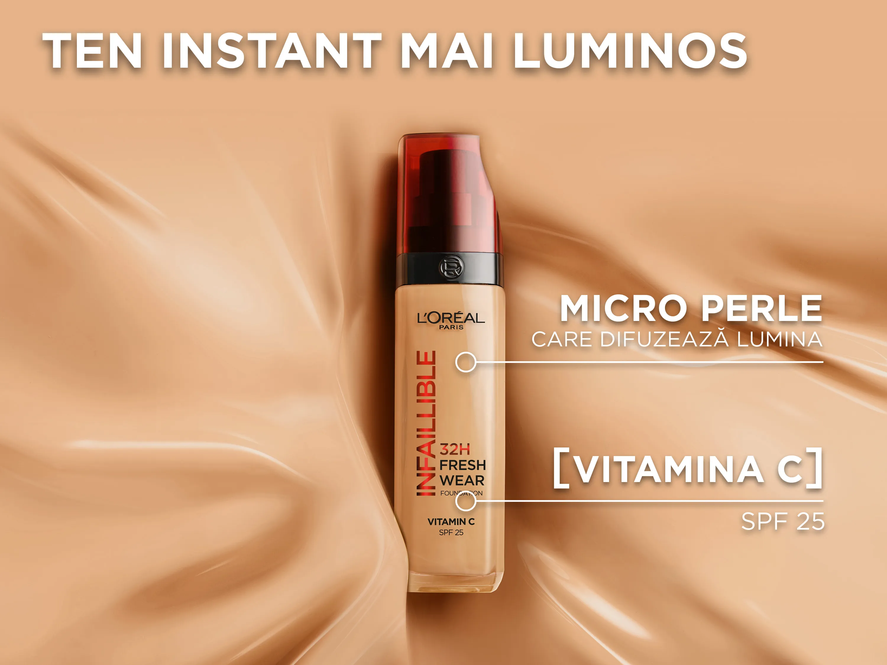 L'Oreal Paris Infaillible 32H Fresh Wear ten instant mai luminos