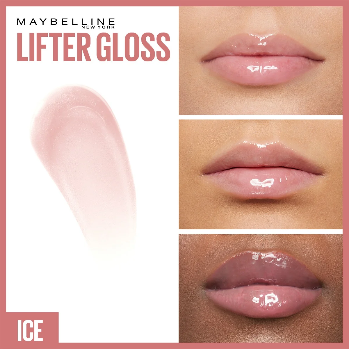 Luciu de buze Lifter Gloss 001 Pearl, 5.4ml, Maybelline 