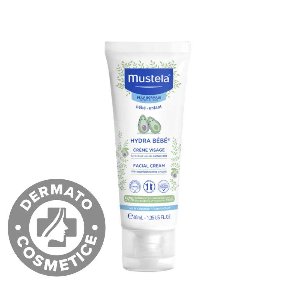 Crema hidratanta de fata Hydra Bebe, 40ml, Mustela 