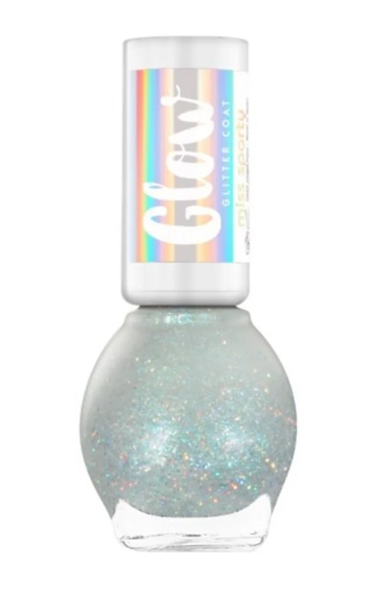 Lac de unghii Glow Glitter 020 Boreal Lights, 7ml, Miss Sporty