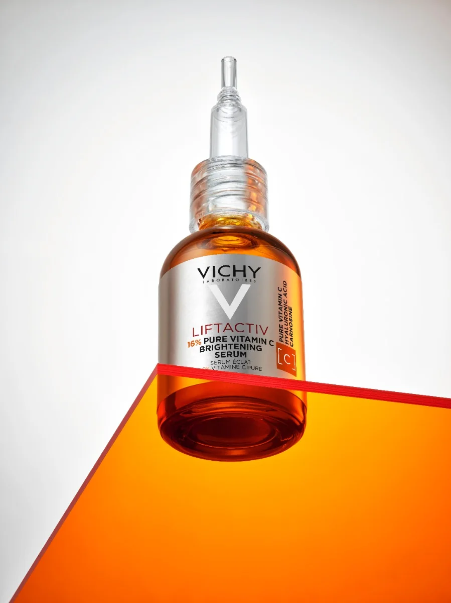 Serum cu 16% Vitamina C Pura cu efect de luminozitate Liftactiv Supreme, 20ml, Vichy 