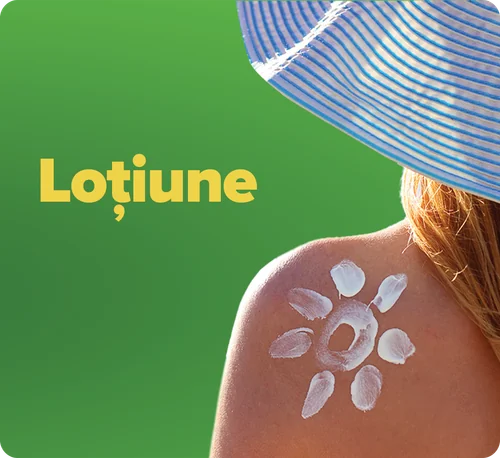 lotiune de plaja cu SPF