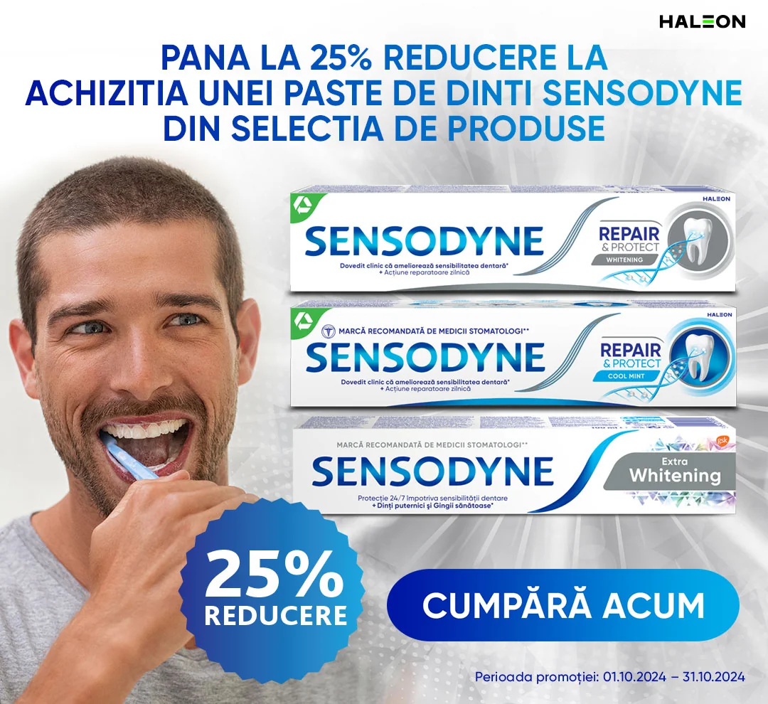 Ofertele lunii Octombrie 2024 Sensodyne