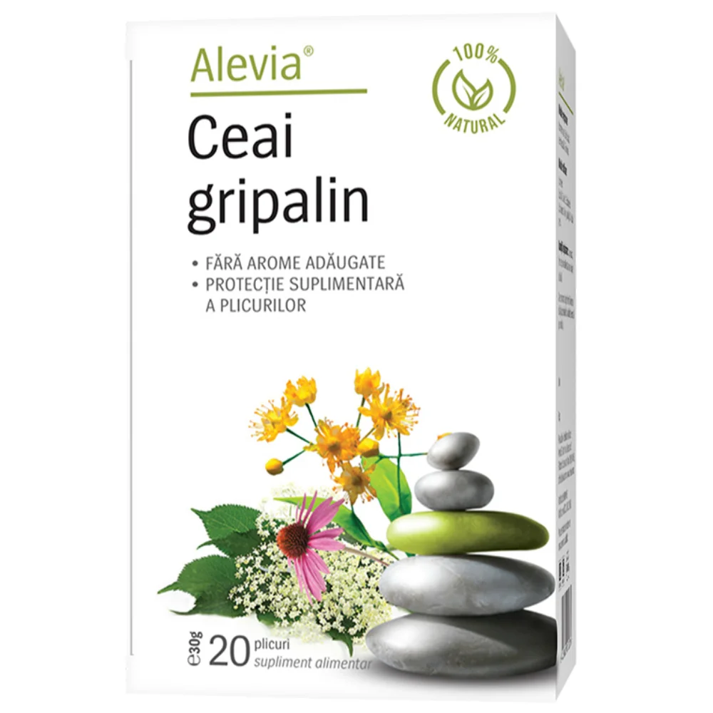 Ceai Gripalin, 20 plicuri, Alevia