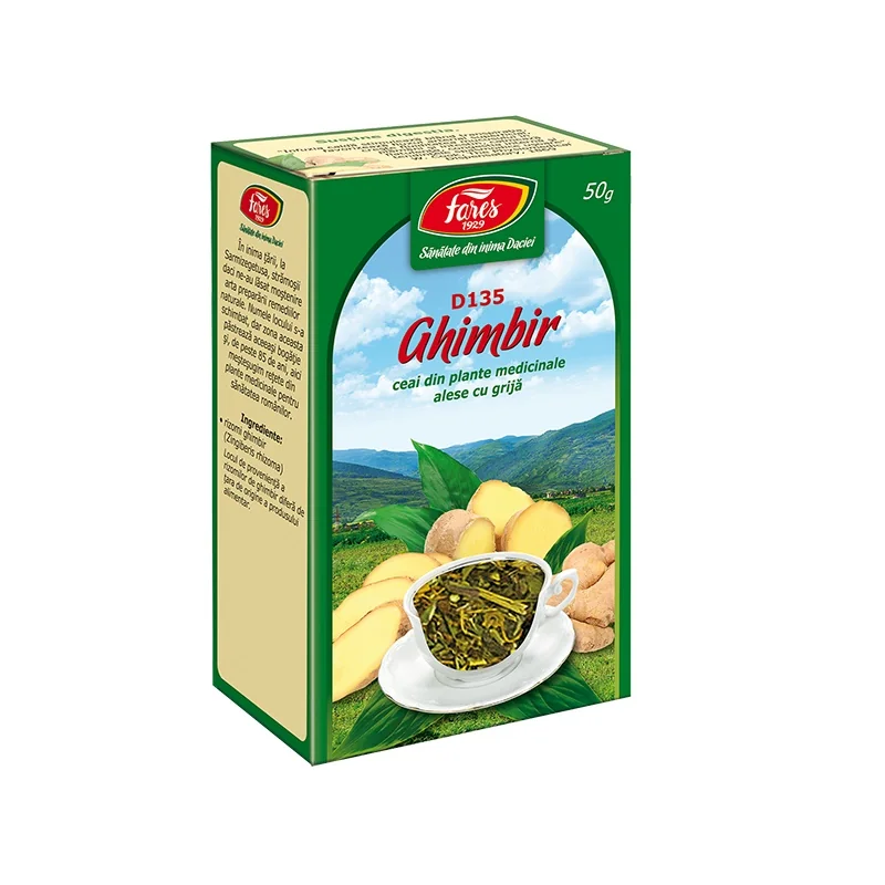 Ceai de ghimbir, 50g, Fares