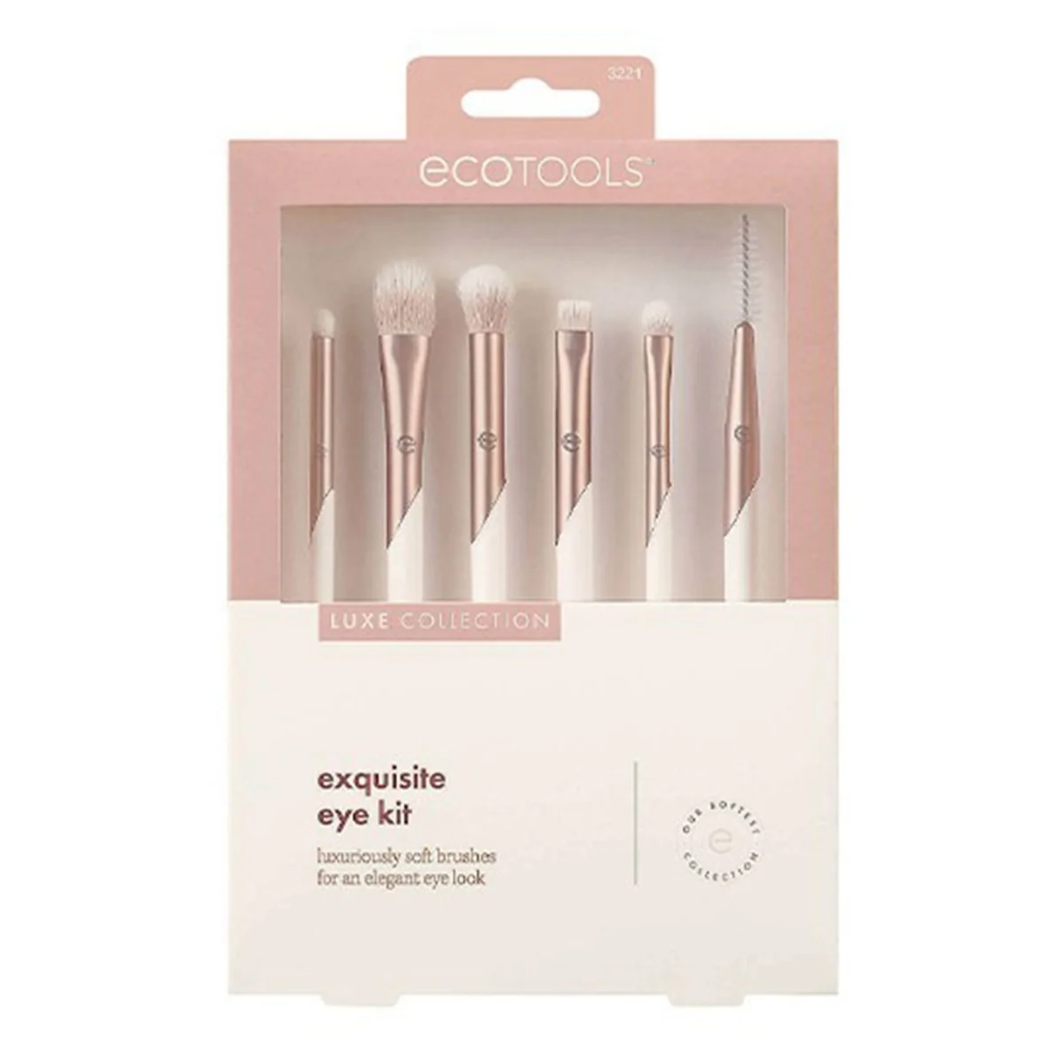 Set Pensule Eco Luxe Exquisite, 6 bucati, EcoTools 