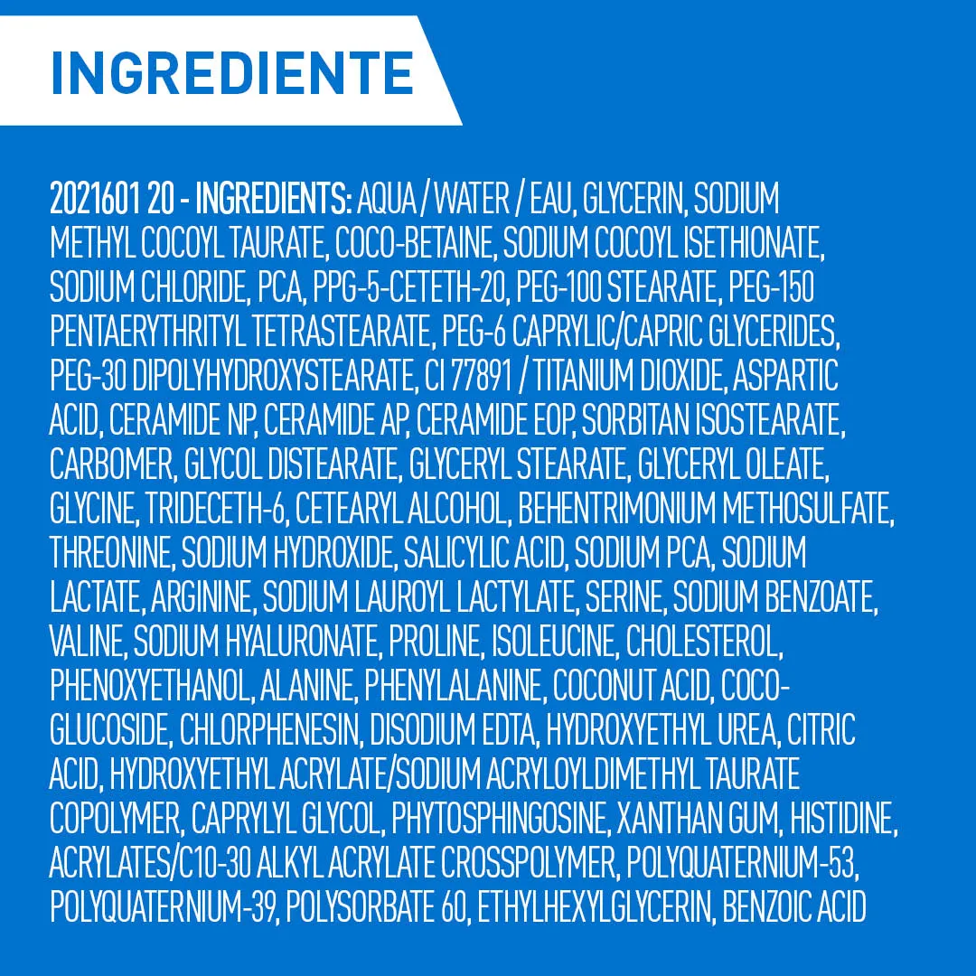 Crema de curatare spumanta si hidratanta pentru ten normal-uscat, 236ml, CeraVe 