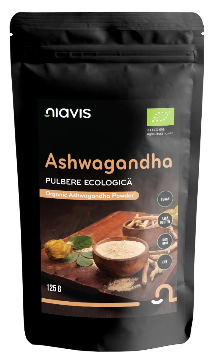 Ashwagandha Pulbere ecologica, 125g, Niavis