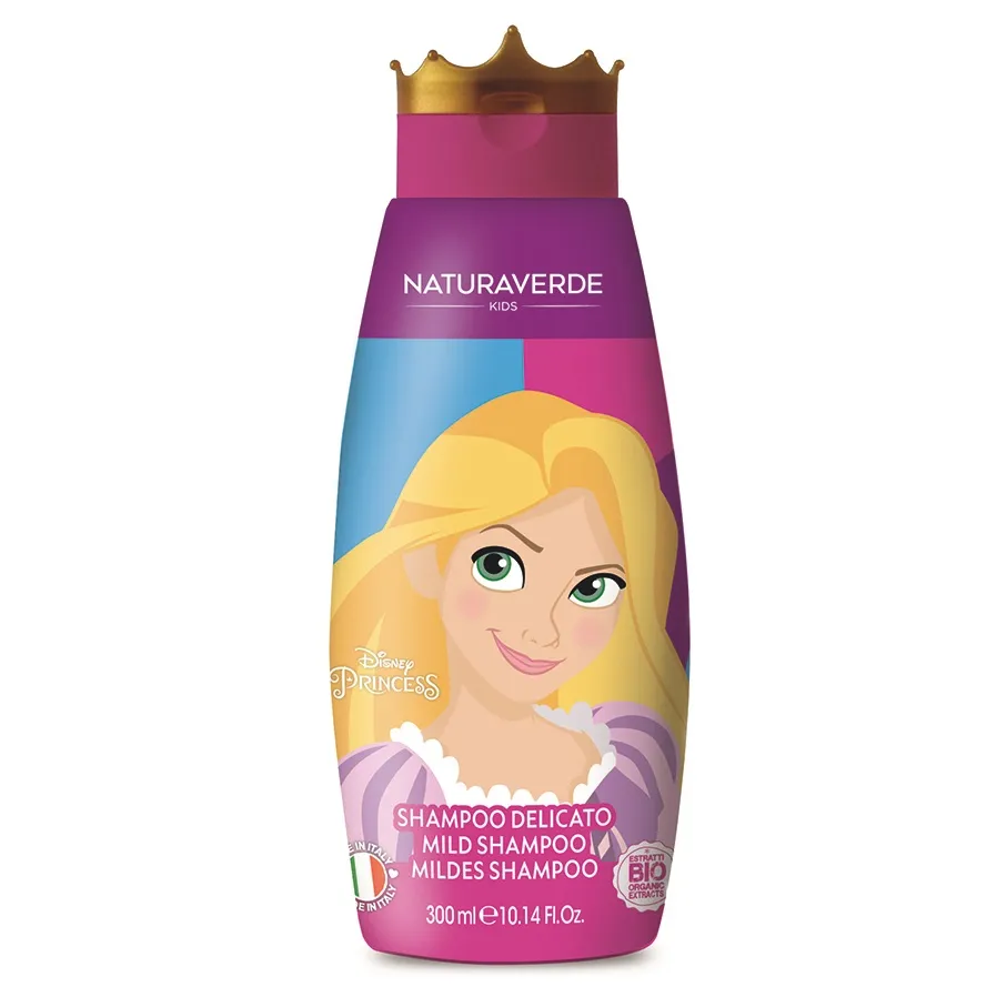 Sampon de Copii Princess Ariel Disney Naturaverde, cu Extract de Miere  Organica 300 ml (8029241117867)