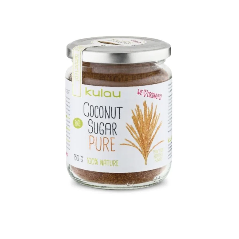 Zahar din nectar de flori de cocos bio, 150g, Kulau