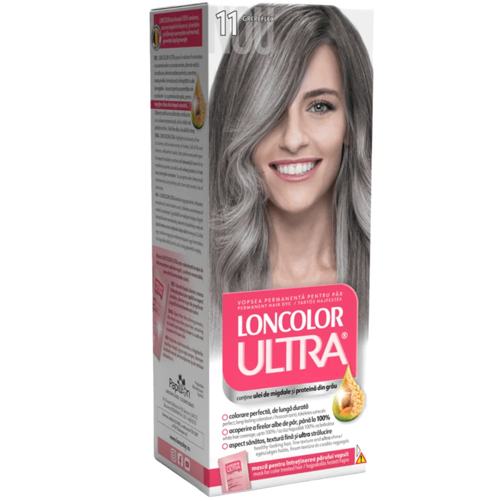 Vopsea de par permanenta Ultra Nr. 11, 110ml, Loncolor