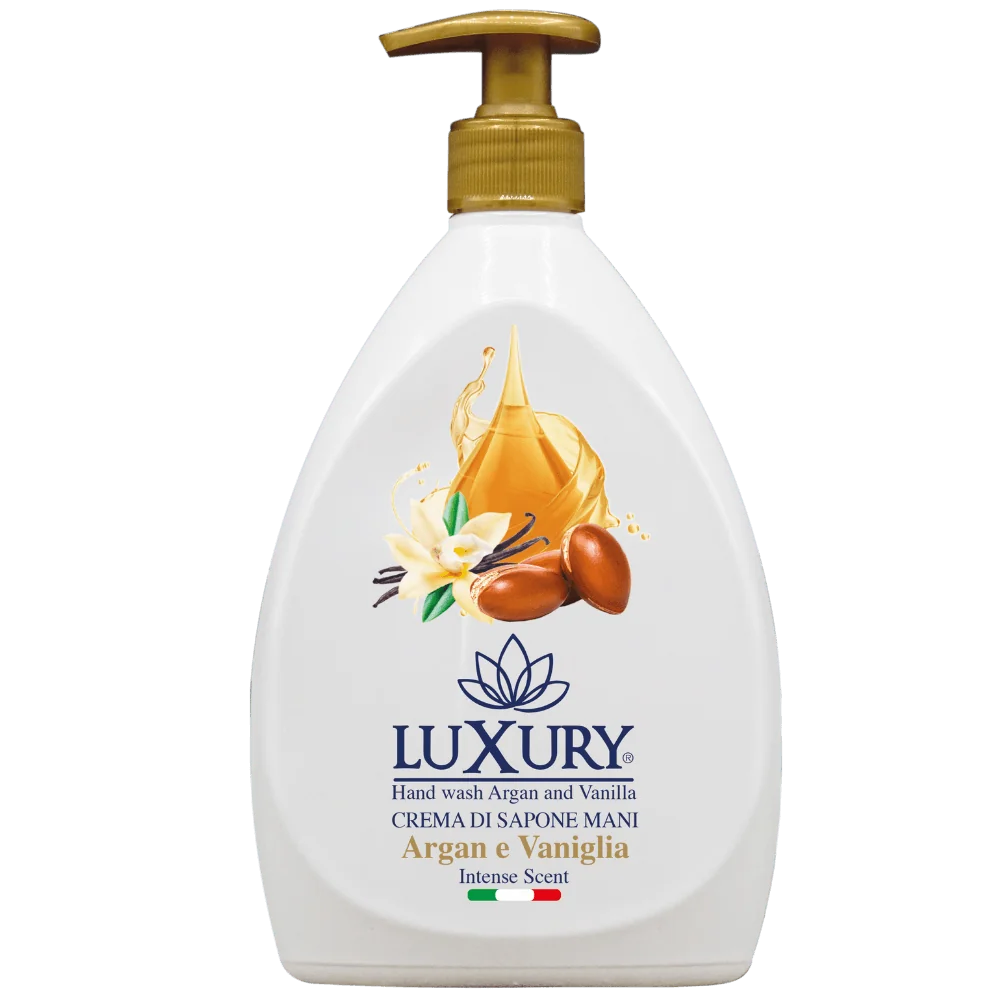 Sapun lichid cu pompita, argan si vanilie, 750ml, Luxury