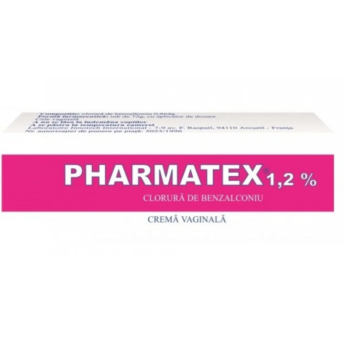 Pharmatex crema vaginala 1.2%, 72 g, Innotech