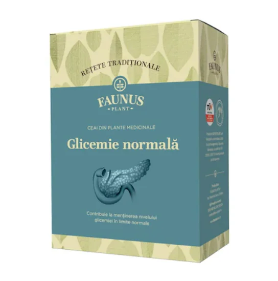 Ceai glicemie normala Retete Traditionale, 180g, Faunus Plant