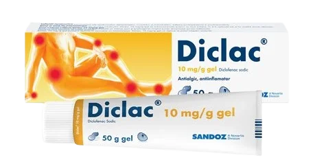 Diclac gel 1%, 50g, Sandoz