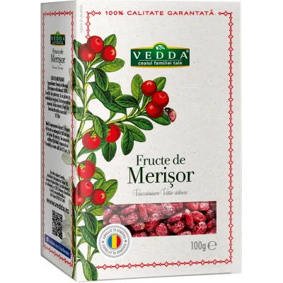 Merisoare confiate, 100g, Vedda