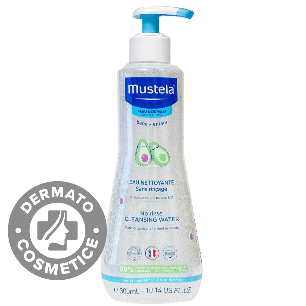 Apa de curatare fara clatire, 300ml, Mustela