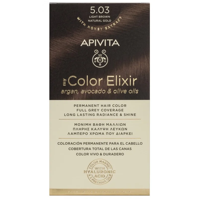 Apivita My Color Elixir Vopsea de par, N5.03 