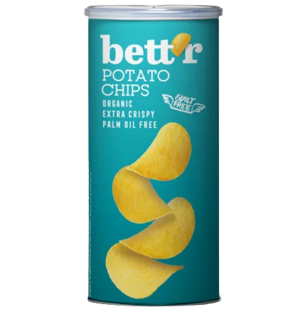 Chips din cartofi Bio, 160g, Bettr