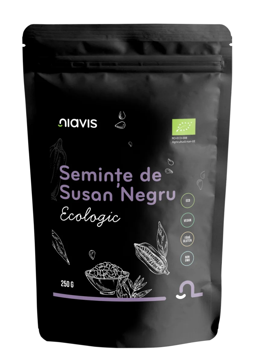 Susan negru ecologic, 250g, Niavis