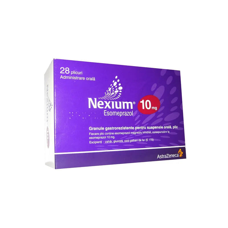 Nexium granule gastrorezistente 10mg, 28 plicuri, Astrazeneca