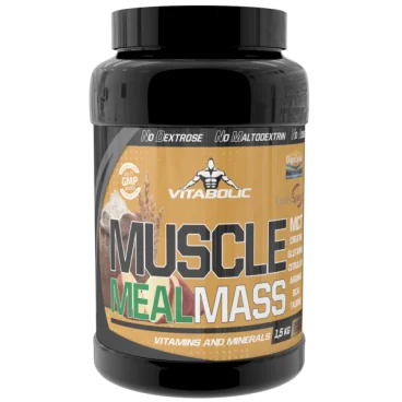 Muscle Meal Mass 1 cu aroma de ciocolata, 500g, Vitabolic