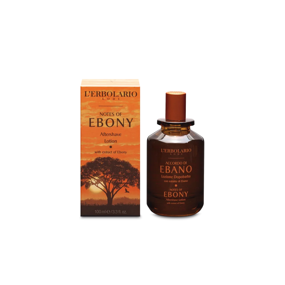 L'Erbolario Lotiune dupa ras Notes Of Ebony, 100ml