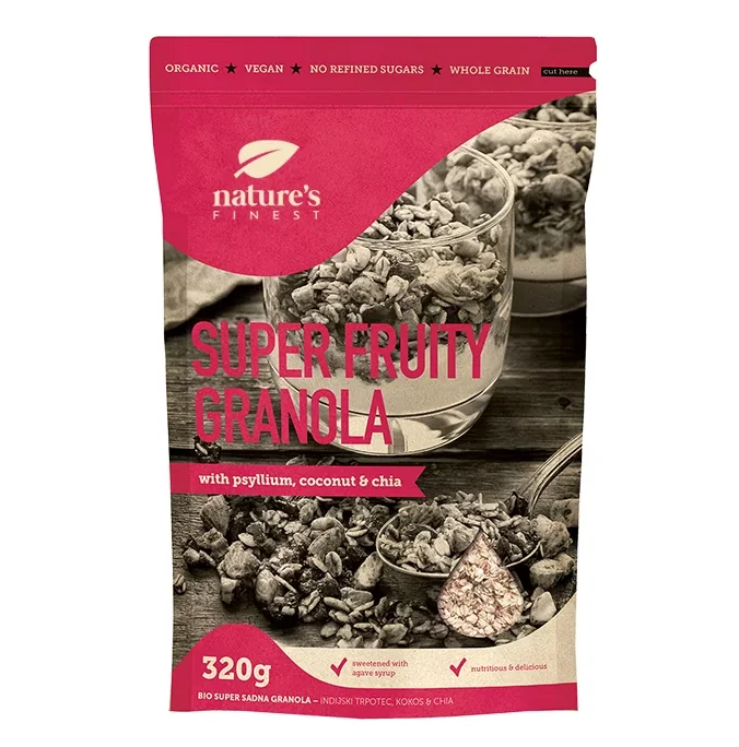 Granola cu fructe Eco, 320g, Nutrisslim