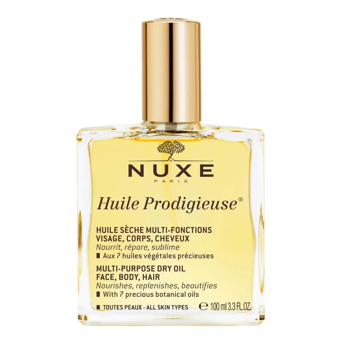 Ulei multifunctional pentru fata, corp si par Huile Prodigieuse, 100ml, Nuxe