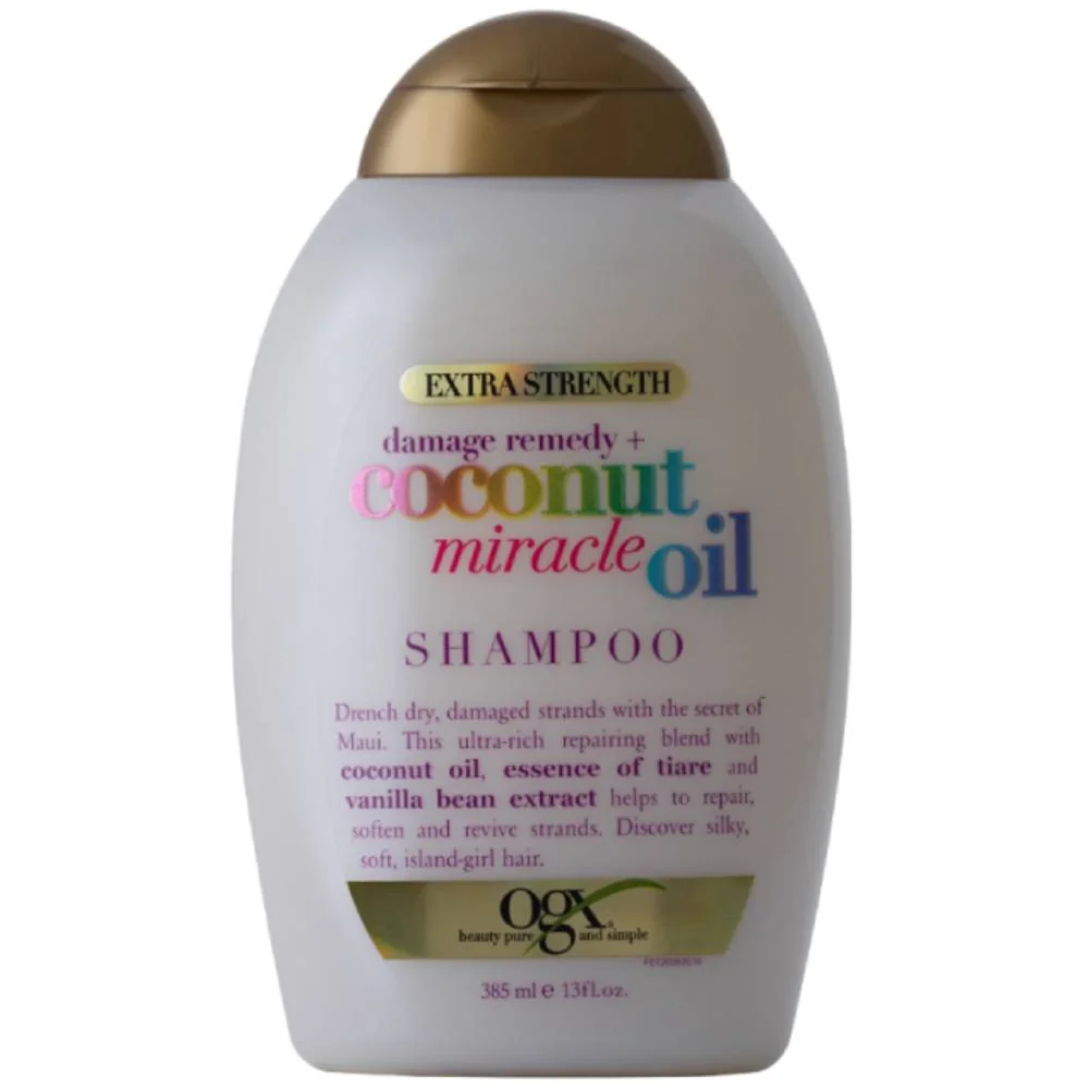 Sampon fortifiant pentru par deteriorat Coconut Miracle Oil, 385ml, OGX