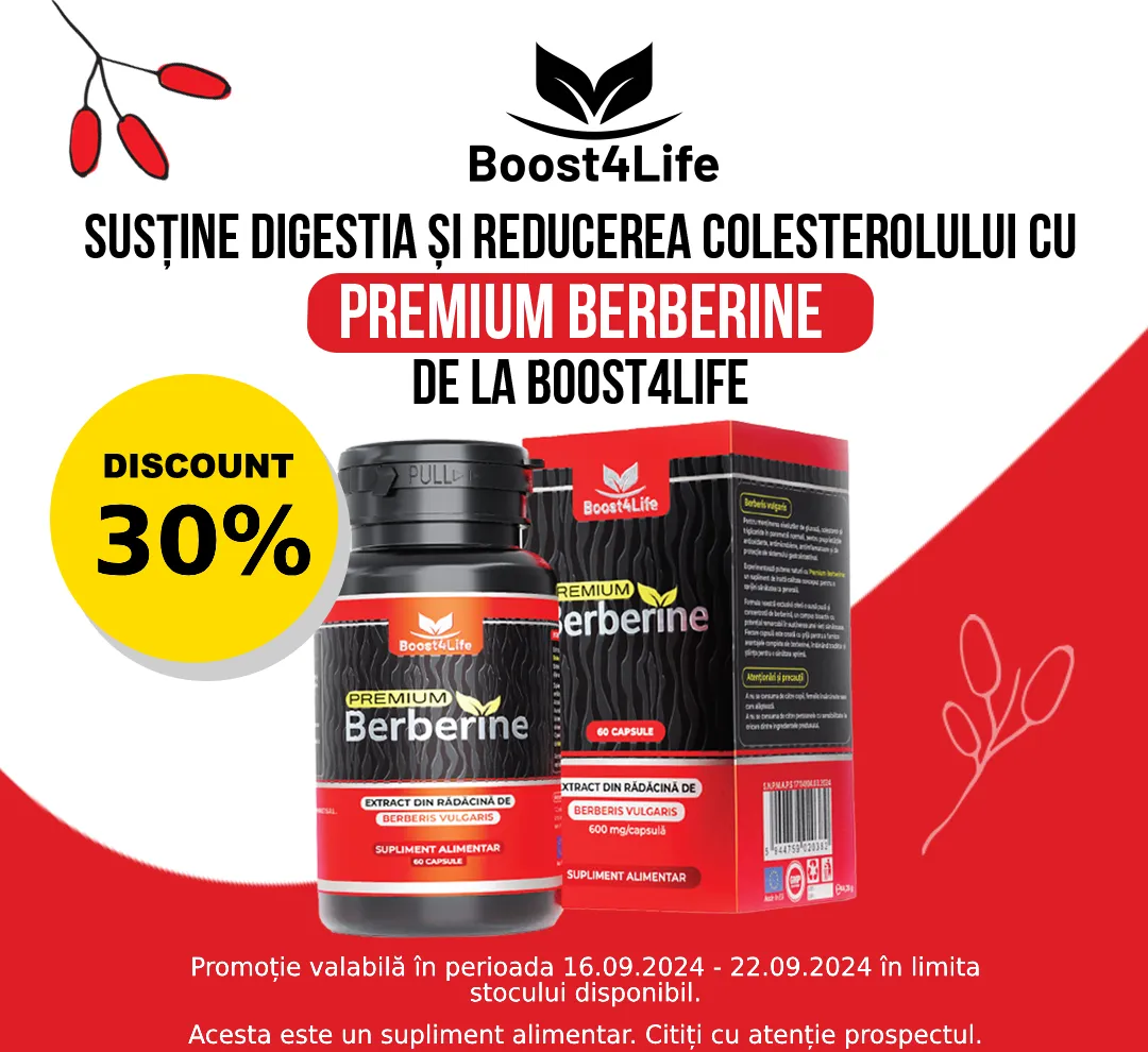 Max Deals Septembrie 2024 Boost 4 Life Berberine