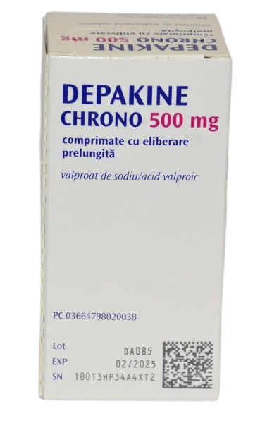 Depakine Chrono 500mg, 30 comprimate, Sanofi