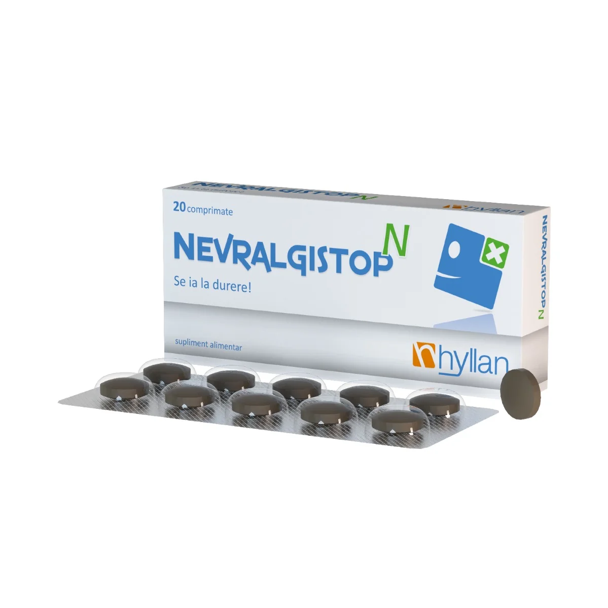 Nevralgistop N, 20 comprimate, Hyllan Pharma