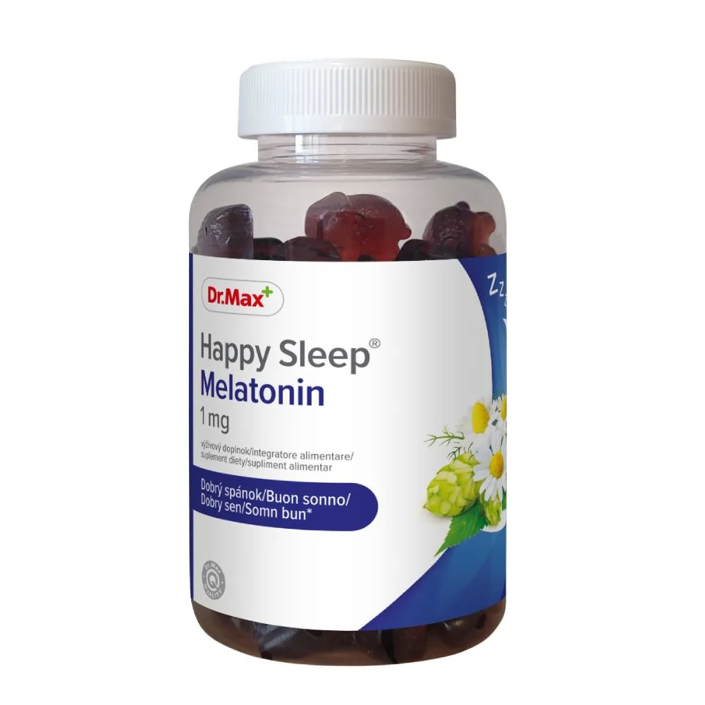 Dr. Max Happy Sleep Melatonin 1mg, 60 jeleuri