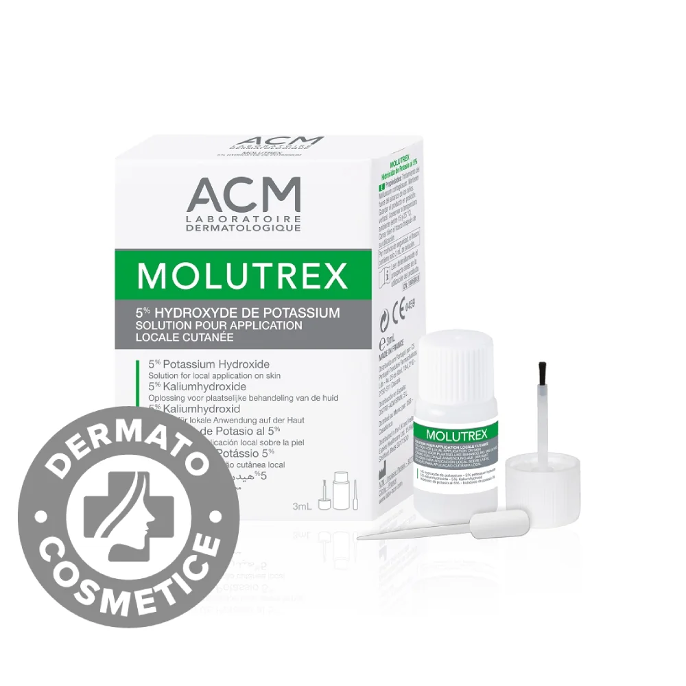 Tratament pentru Molluscum Contagiosum Molutrex, 3 ml, ACM 