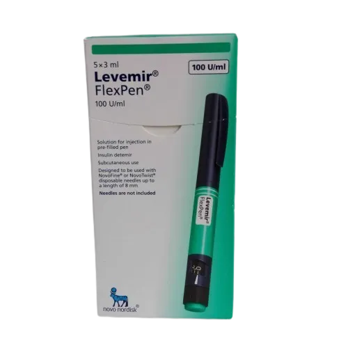 Levemir Flexpen 100UI/ml, 5 stilouri injectoare preumplute, Novo Nordisk 