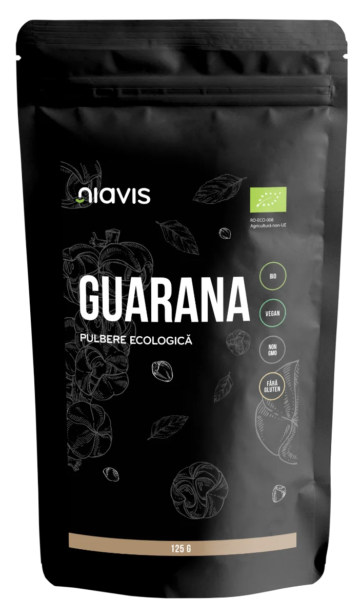 Guarana Pulbere ecologica, 125g, Niavis