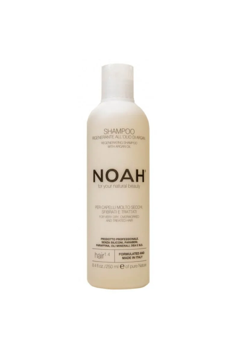 Sampon natural regenerant cu ulei de argan pentru par foarte uscat si tratat (1.4), 250ml, Noah